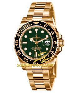 ROLEX GMT MASTER 2 ORO GIALLO QUADRANTE VERDE